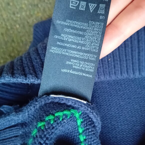 Tommy Hilfiger Argyle Sweater Vest Cotton - Picture 6 of 6